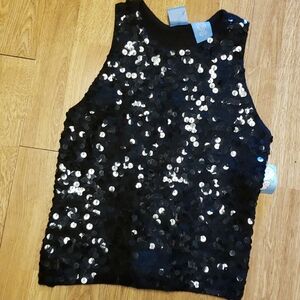 NWT By Next Era sequin sweater tank large